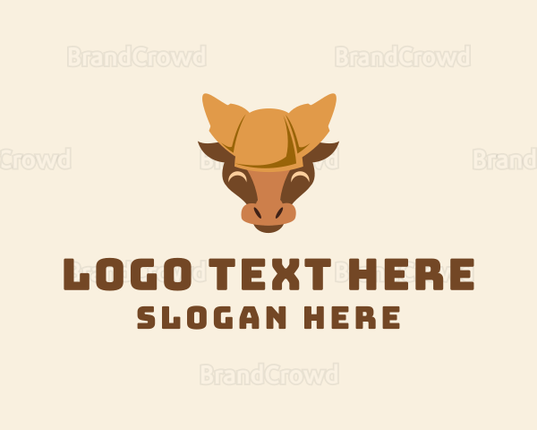 Croissant Bread Ox Logo