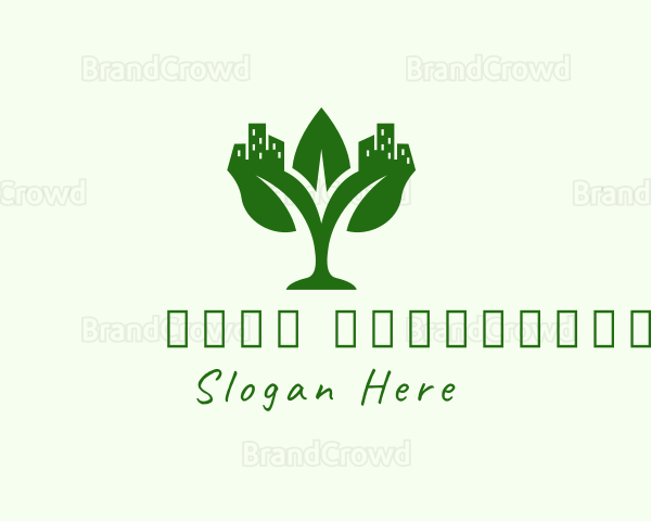 Eco Realty Plant Logo