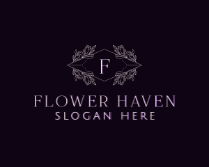 Flower Jewel Gem logo design