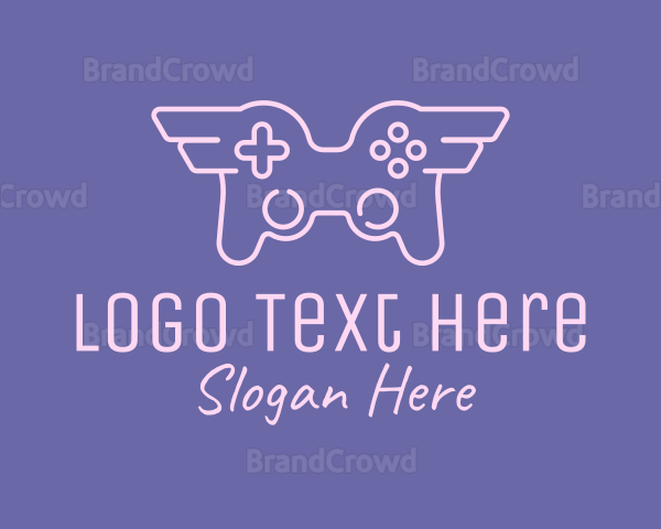 Winged Game Controller Logo