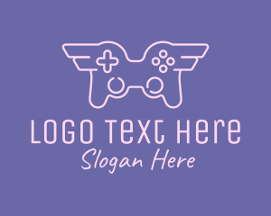 Winged Game Controller Logo