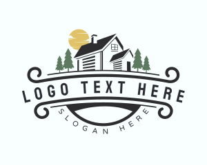 Property Developer - Cottage Cabin House logo design