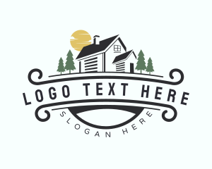 House - Cottage Cabin House logo design