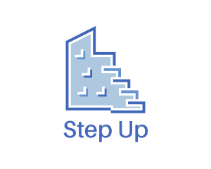 Staircase - Condominium Building Stairs logo design