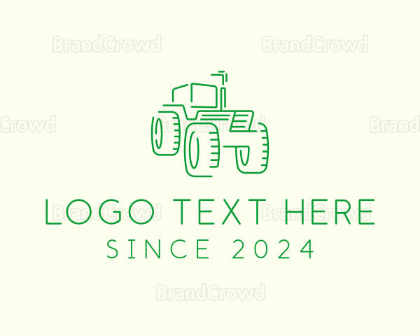 Agri Farm Tractor Logo