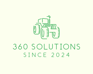 Agri Farm Tractor  logo design