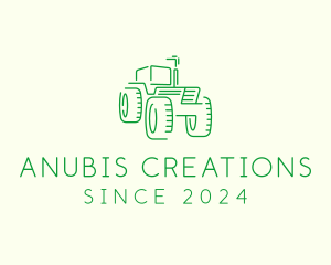 Agri Farm Tractor  logo design