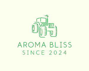 Agri Farm Tractor  logo design