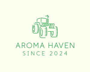 Agri Farm Tractor  logo design