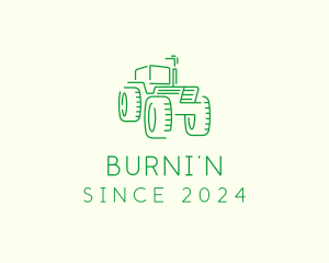 Agri Farm Tractor  logo design