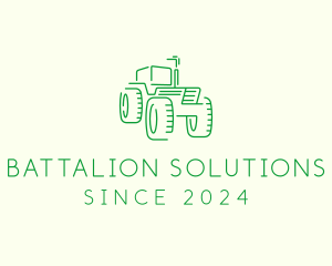 Agri Farm Tractor  logo design