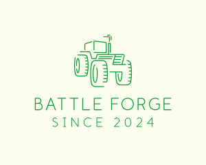 Agri Farm Tractor  logo design