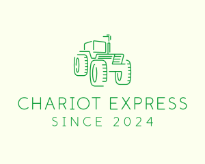 Agri Farm Tractor  logo design