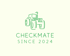 Agri Farm Tractor  logo design