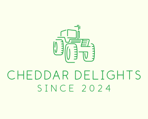 Agri Farm Tractor  logo design