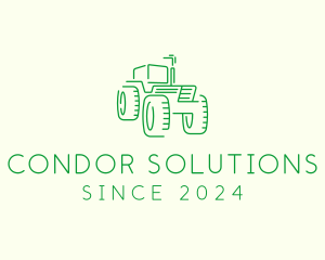 Agri Farm Tractor  logo design