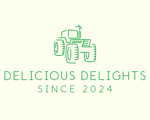 Agri Farm Tractor  logo design