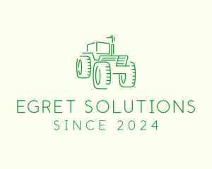 Agri Farm Tractor  logo design