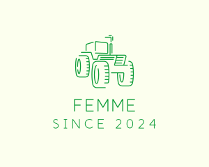 Agri Farm Tractor  logo design