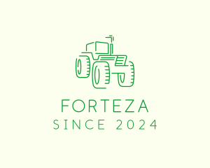 Agri Farm Tractor  logo design