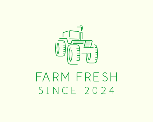 Agri Farm Tractor  logo design