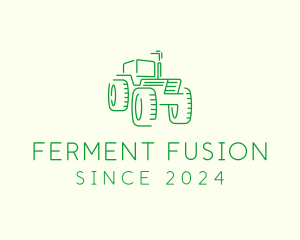 Agri Farm Tractor  logo design