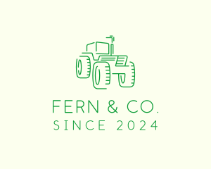 Agri Farm Tractor  logo design