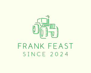 Agri Farm Tractor  logo design