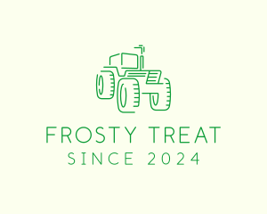 Agri Farm Tractor  logo design