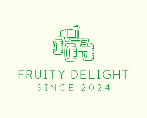 Agri Farm Tractor  logo design