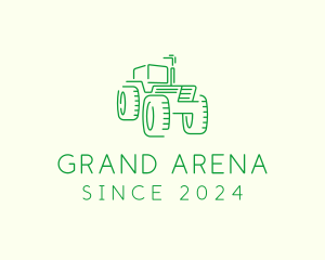 Agri Farm Tractor  logo design