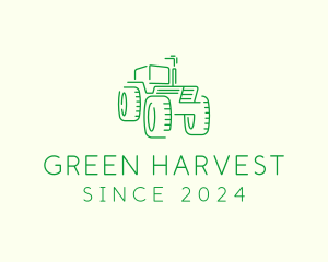 Cultivation - Agri Farm Tractor logo design