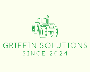 Agri Farm Tractor  logo design