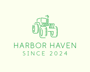 Agri Farm Tractor  logo design