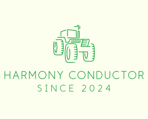 Agri Farm Tractor  logo design