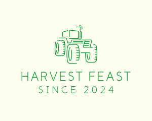 Agri Farm Tractor  logo design