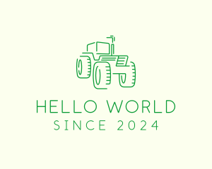 Agri Farm Tractor  logo design