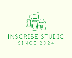 Agri Farm Tractor  logo design