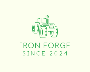 Agri Farm Tractor  logo design