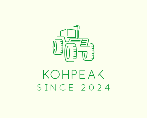 Agri Farm Tractor  logo design