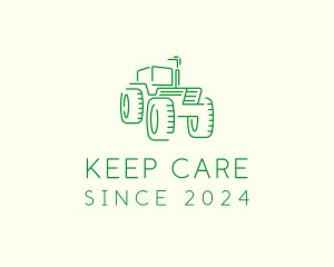 Agri Farm Tractor  logo design