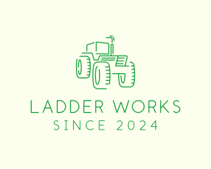 Agri Farm Tractor  logo design