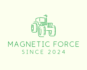 Agri Farm Tractor  logo design