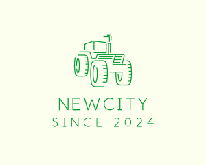 Agri Farm Tractor  logo design