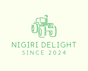 Agri Farm Tractor  logo design