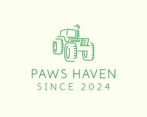 Agri Farm Tractor  logo design