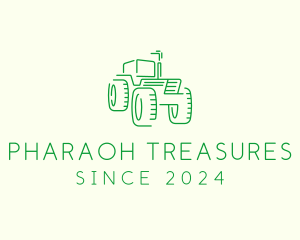 Agri Farm Tractor  logo design