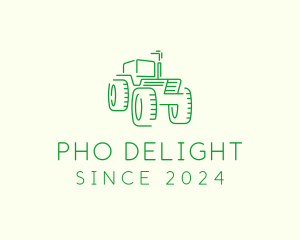 Agri Farm Tractor  logo design