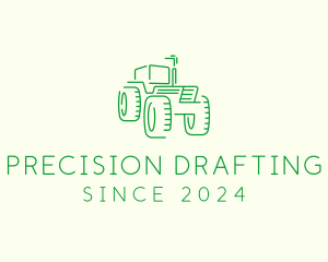 Agri Farm Tractor  logo design