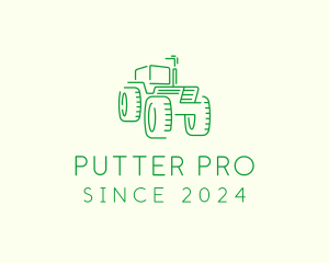 Agri Farm Tractor  logo design